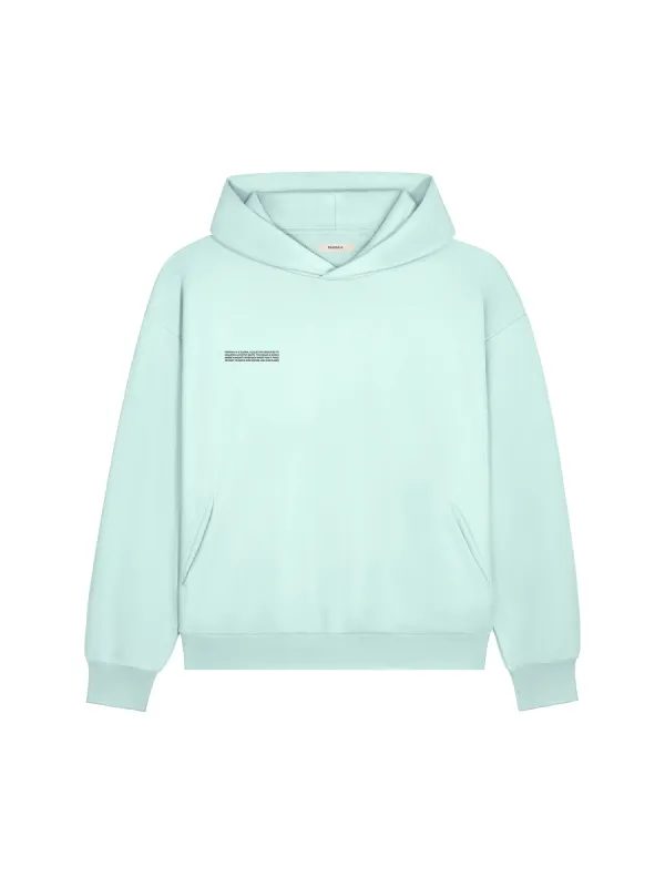 Mens 365 Midweight Hoodie—reflect blue sold by Pangaia