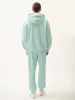 Mens 365 Midweight Track Pants—reflect blue sold by Pangaia