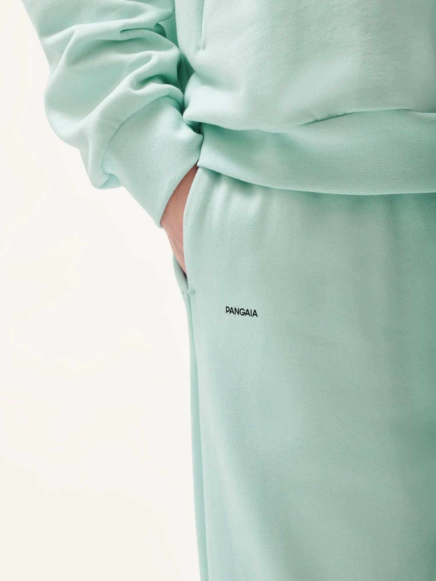 Mens 365 Midweight Track Pants—reflect blue sold by Pangaia product image thumbnail 4