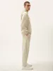 Mens 365 Midweight Track Pants—travertine beige sold by Pangaia