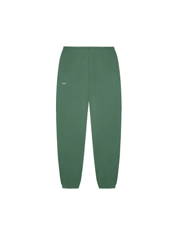 Mens 365 Midweight Track Pants—forest green sold by Pangaia