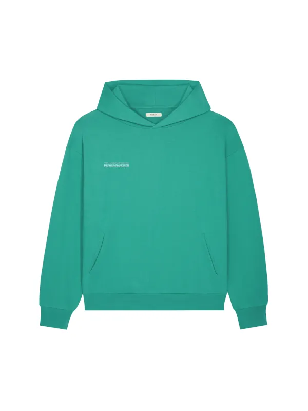 Mens 365 Midweight Hoodie—mangrove turquoise sold by Pangaia