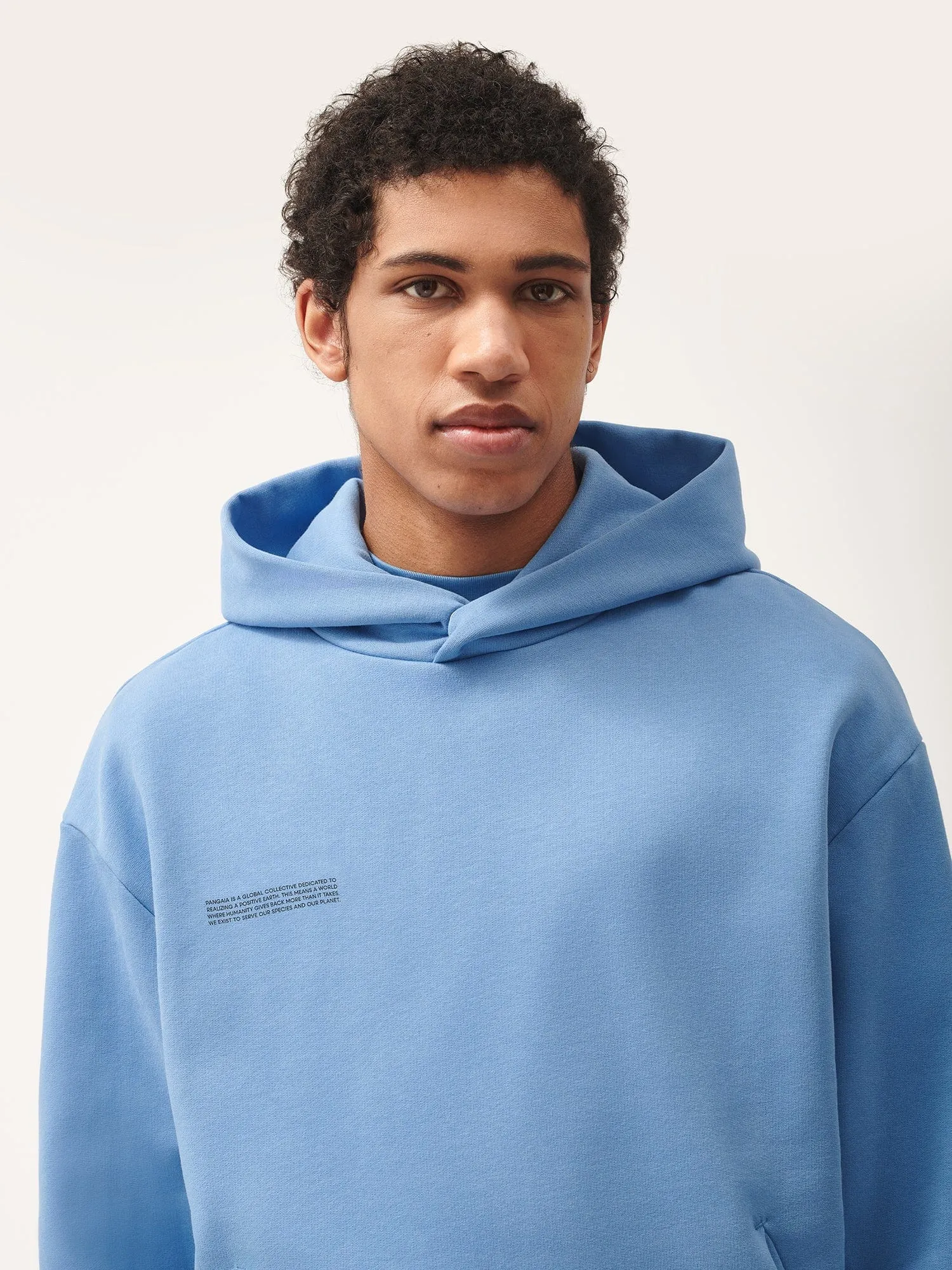 Mens DNA Hoodie—summit blue sold by Pangaia product image thumbnail 4