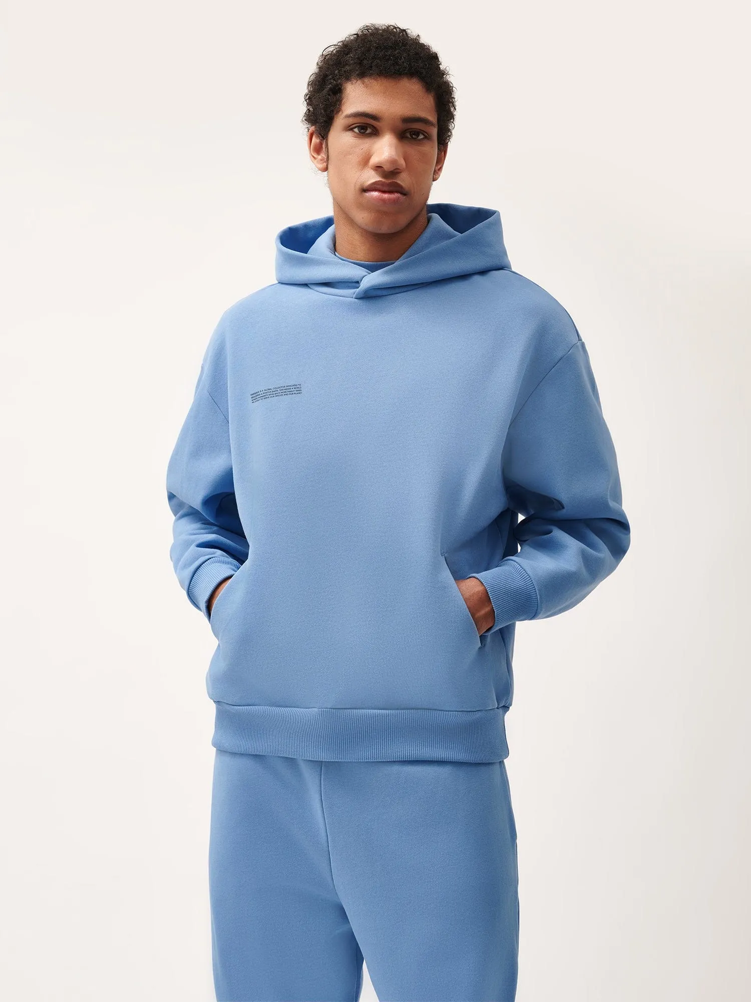 Mens DNA Hoodie—summit blue sold by Pangaia product image thumbnail 2