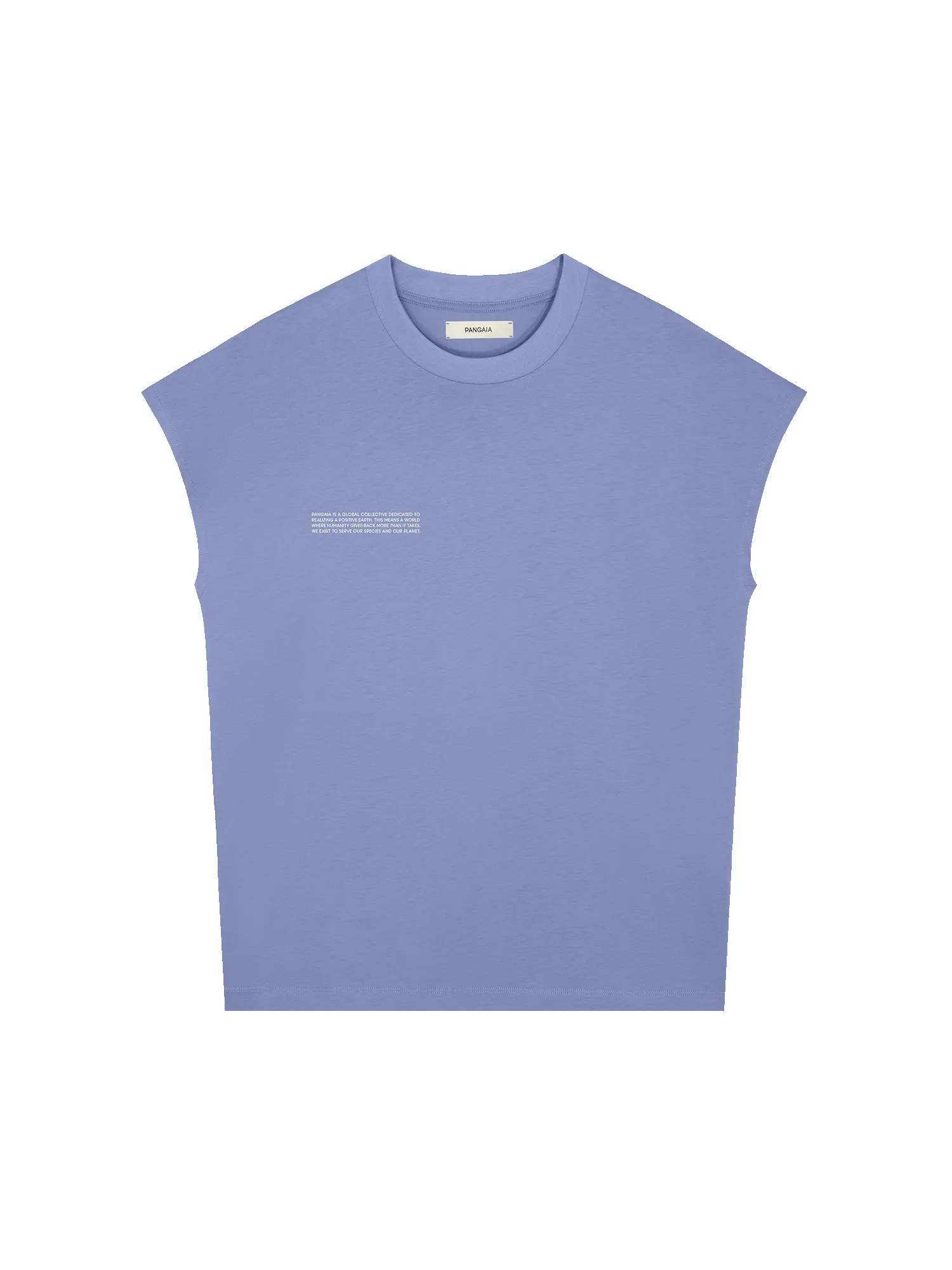 Mens 365 Midweight Cropped Shoulder T-shirt—aster purple sold by Pangaia