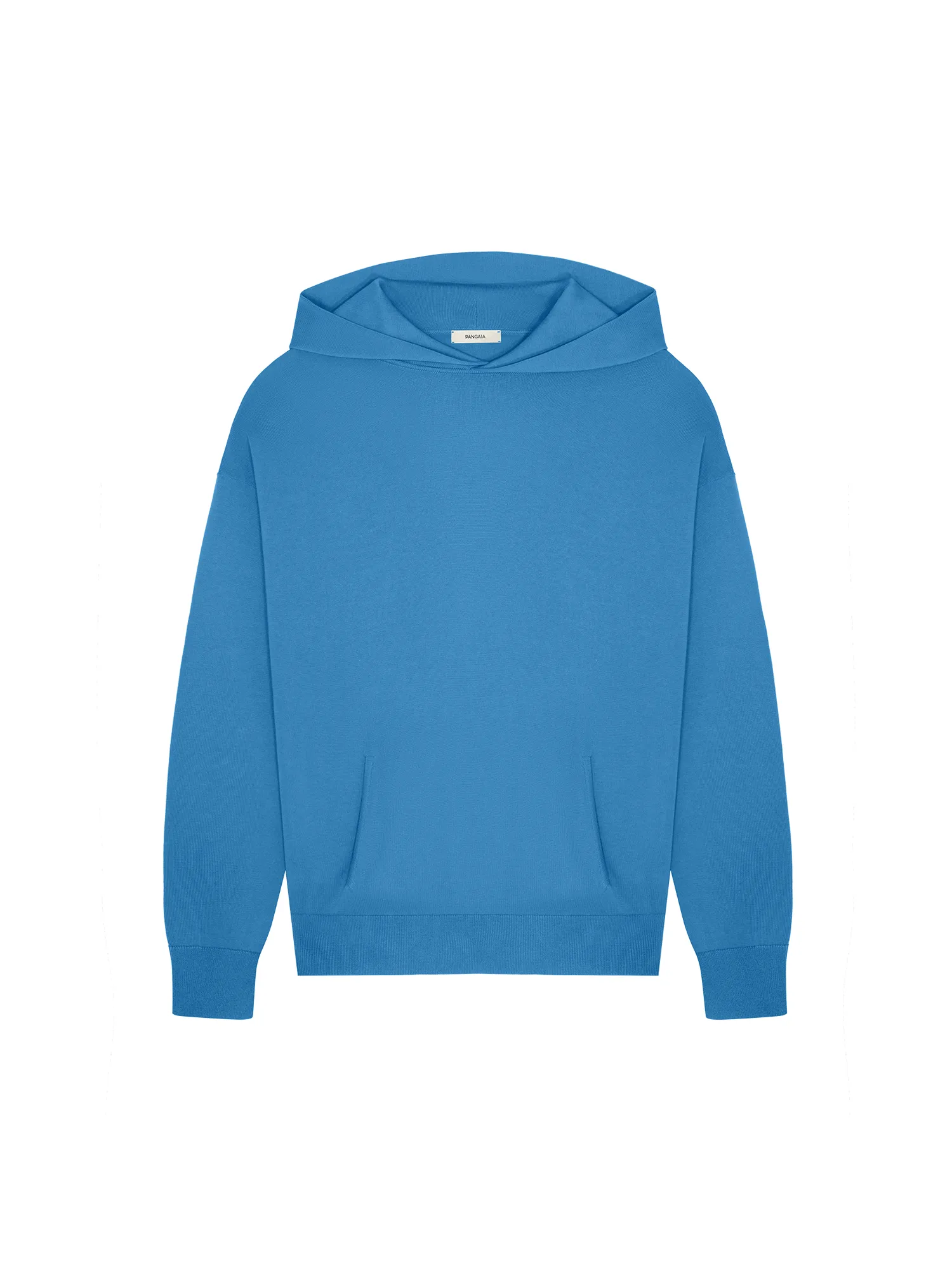 Mens DNA Knitted Hoodie—geyser blue sold by Pangaia