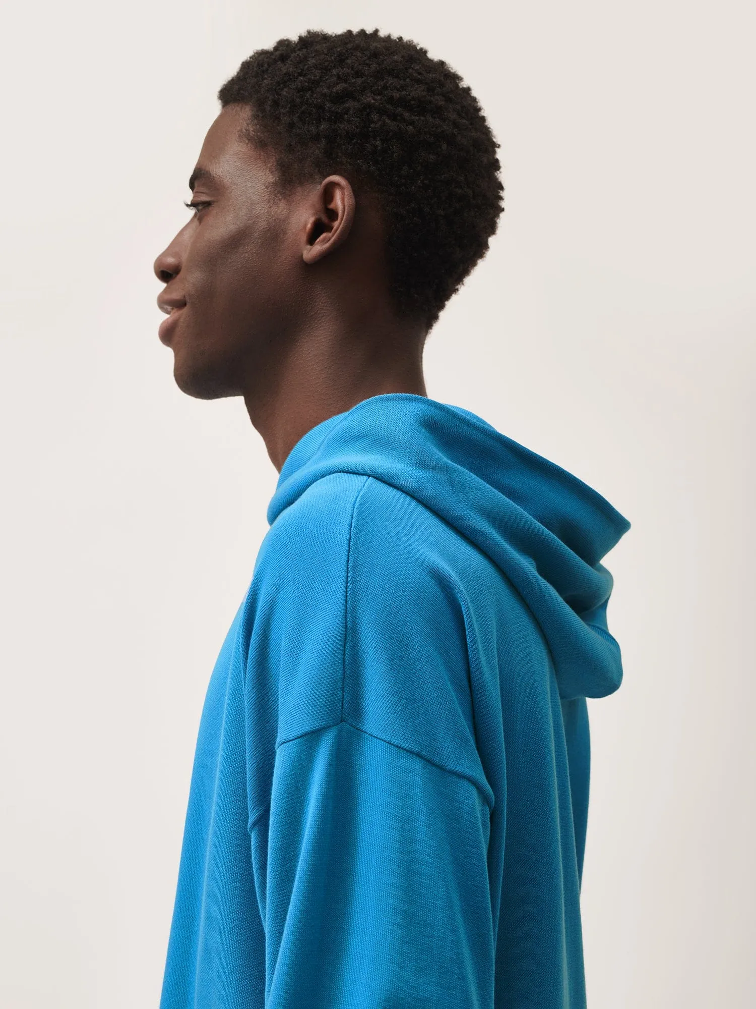 Mens DNA Knitted Hoodie—geyser blue sold by Pangaia product image thumbnail 4