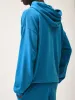 Mens DNA Knitted Hoodie—geyser blue sold by Pangaia