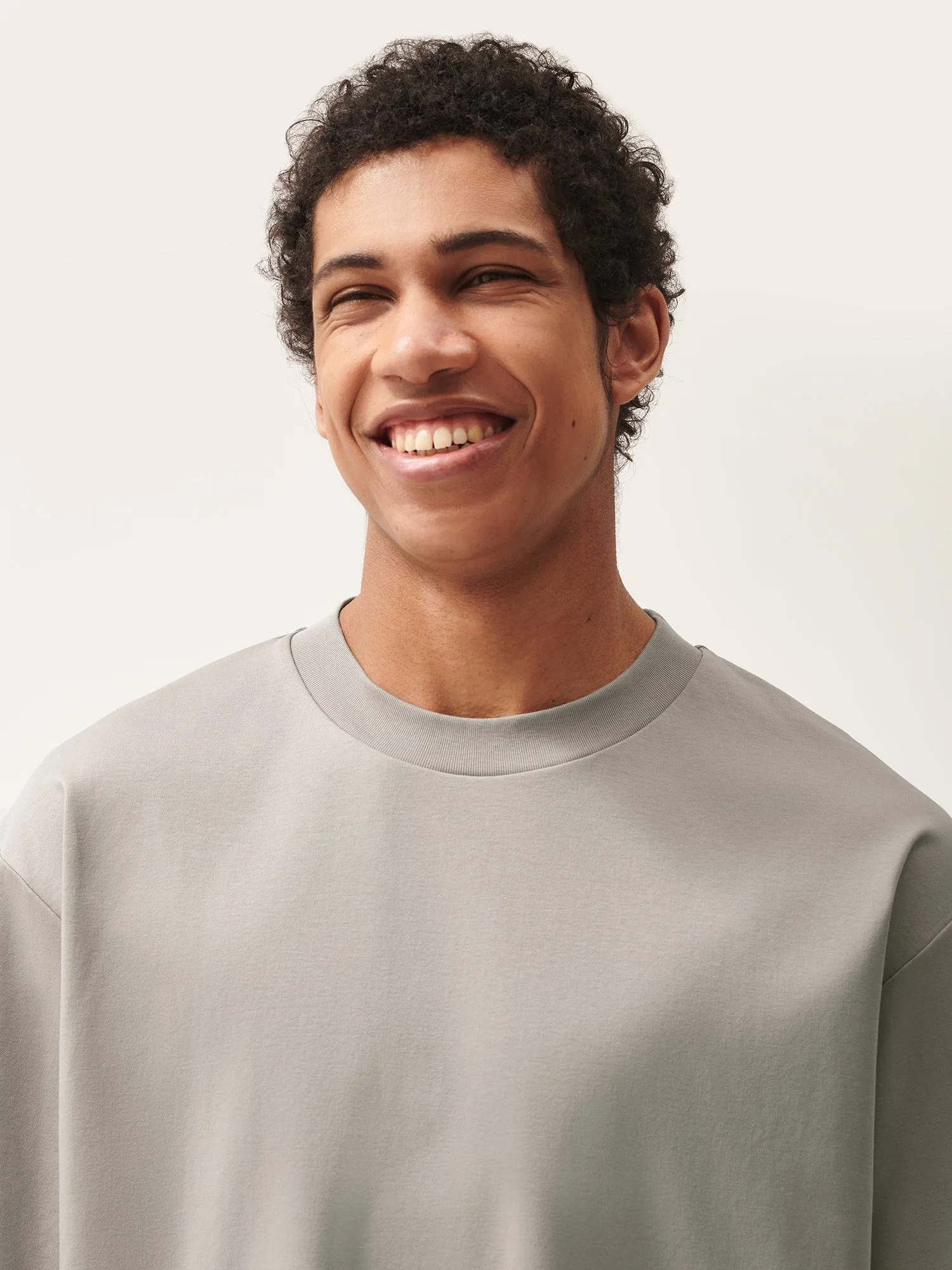 Mens DNA Oversized T-Shirt—stone sold by Pangaia product image thumbnail 3