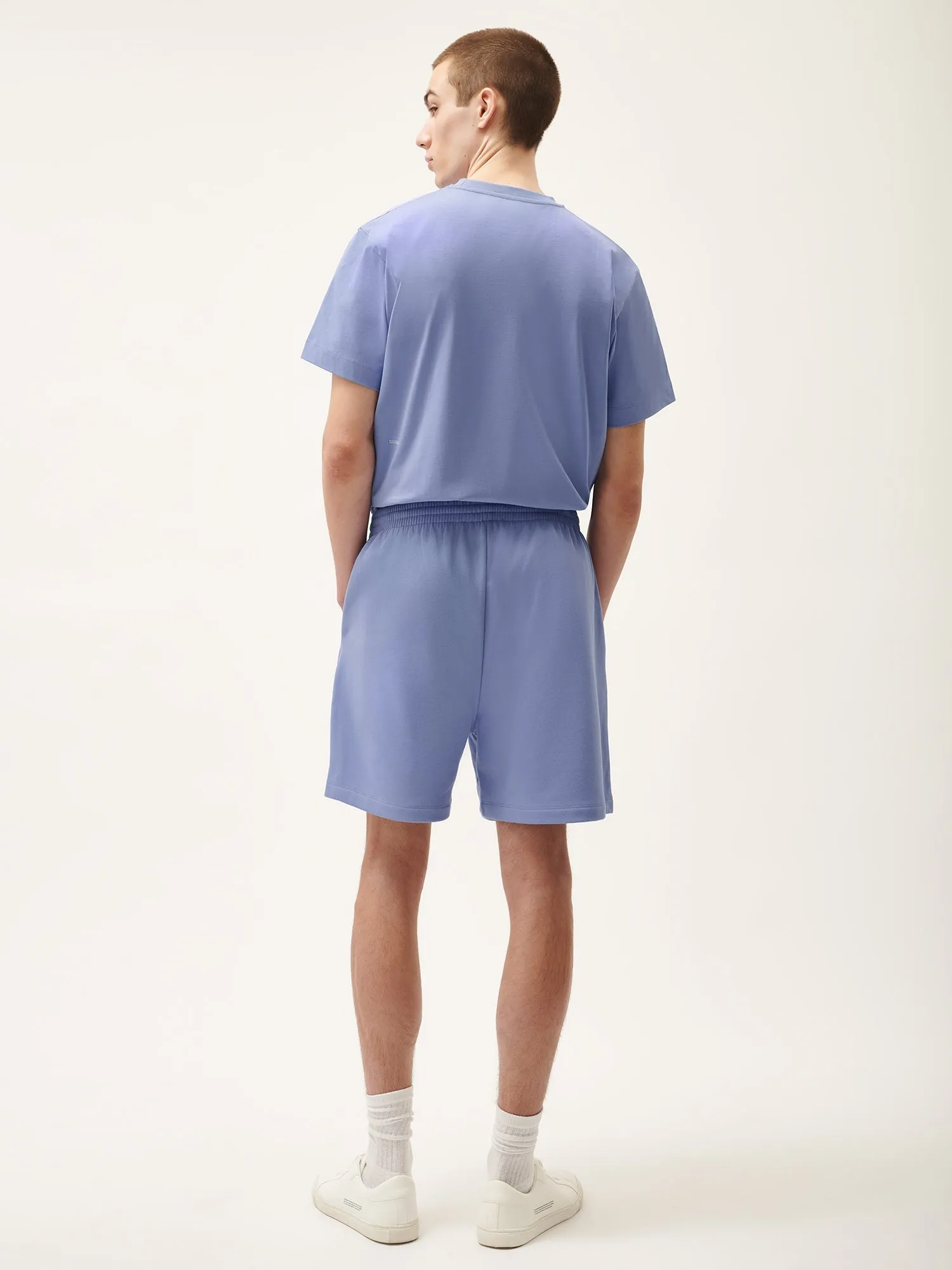 Mens 365 Midweight Mid Length shorts—aster purple sold by Pangaia product image thumbnail 3