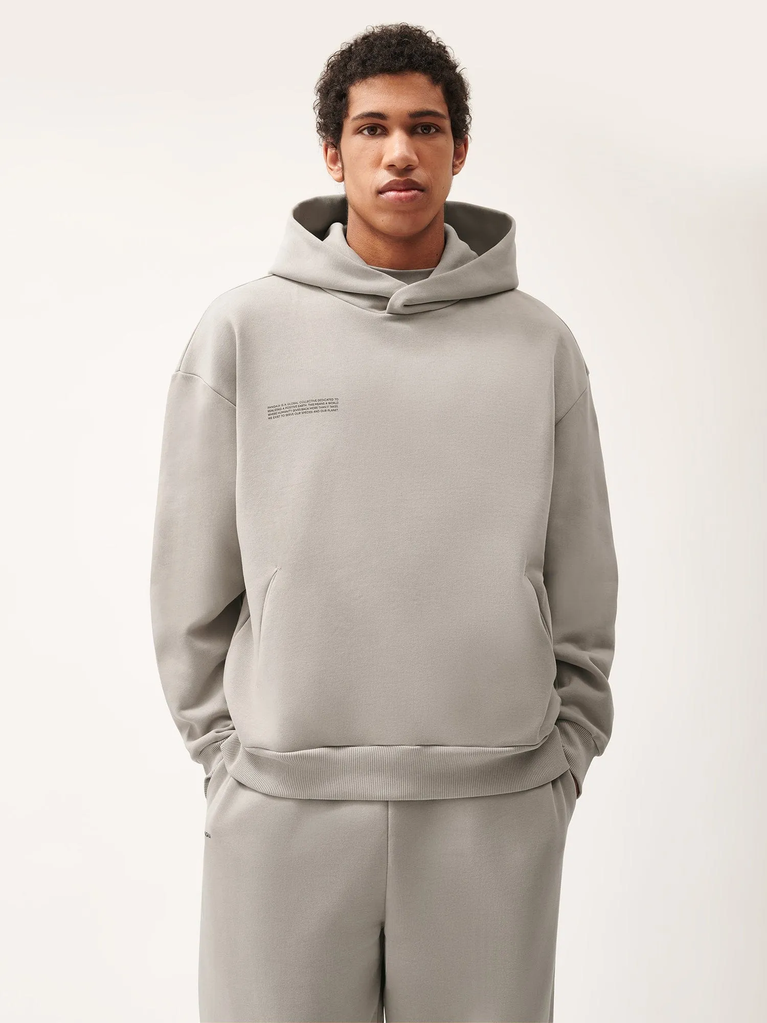 Mens DNA Hoodie—stone sold by Pangaia product image thumbnail 2