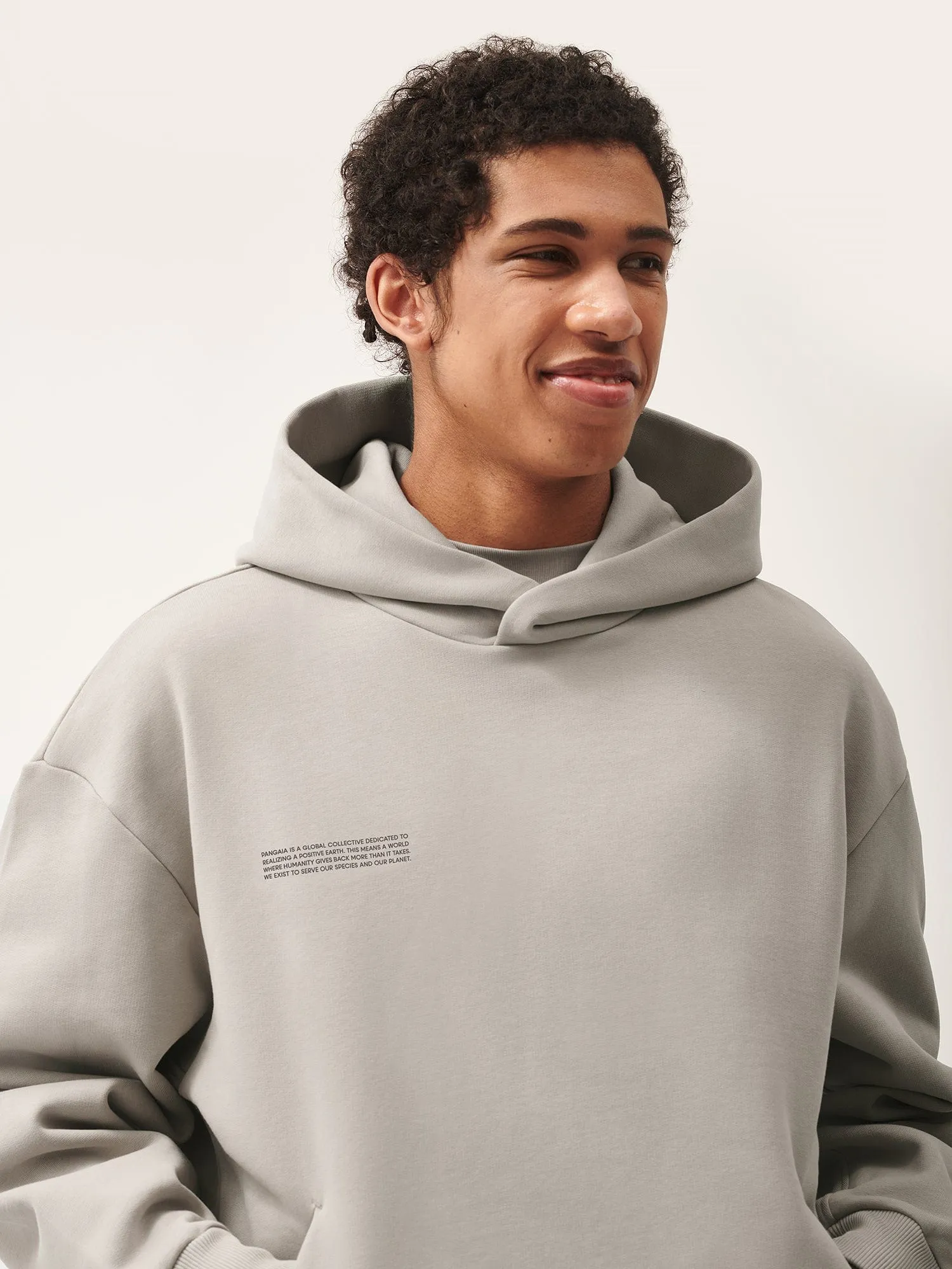 Mens DNA Hoodie—stone sold by Pangaia product image thumbnail 4