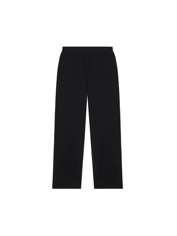 Mens DNA Knitted Straight Leg Track Pants—black sold by Pangaia