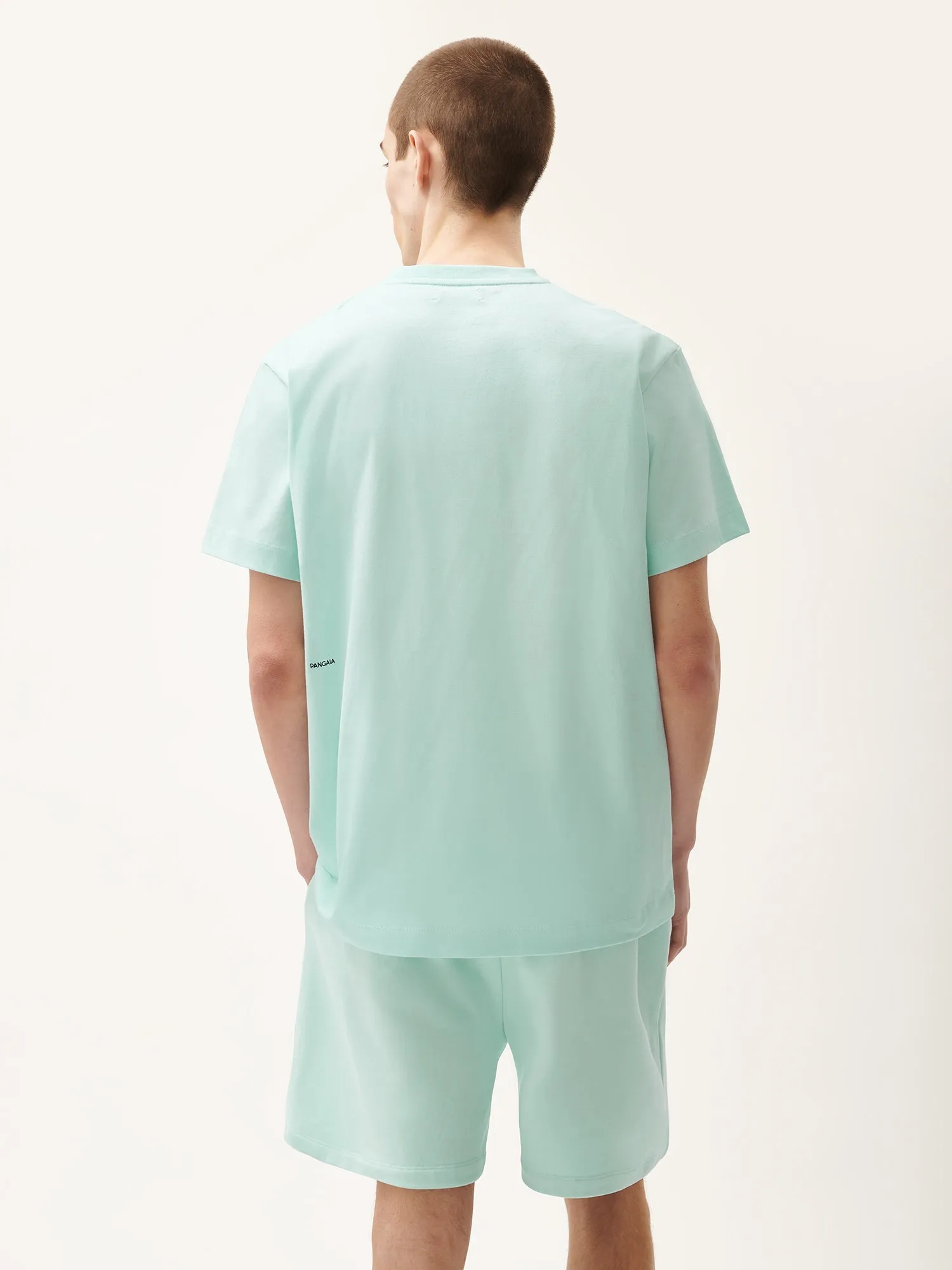 Mens 365 Midweight T-shirt—reflect blue sold by Pangaia product image thumbnail 3