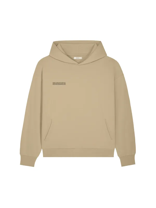 Mens 365 Midweight Hoodie—birch beige sold by Pangaia