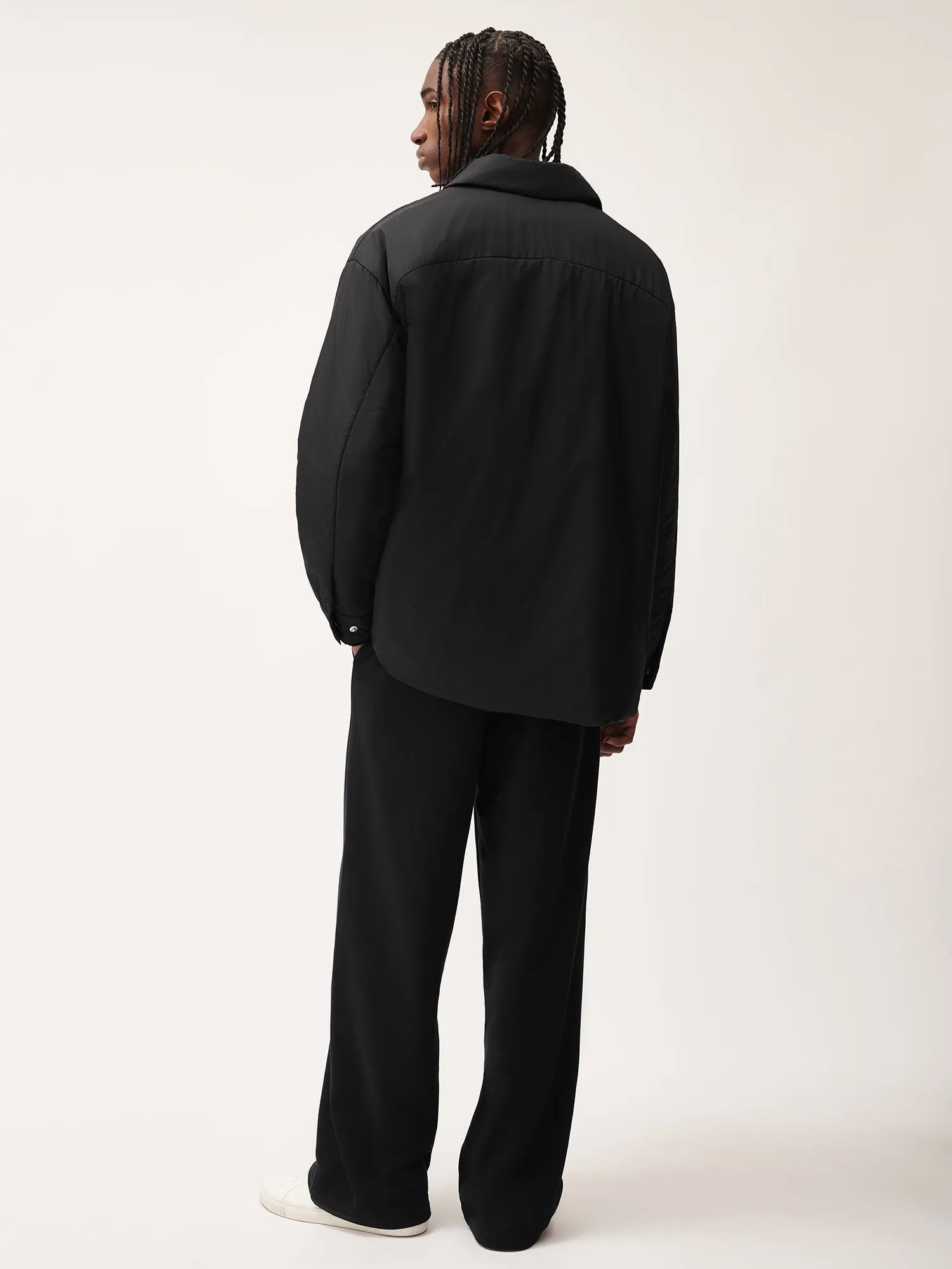 Mens 365 Midweight Straight Leg Track Pants—Twilight Black sold by Pangaia product image thumbnail 3