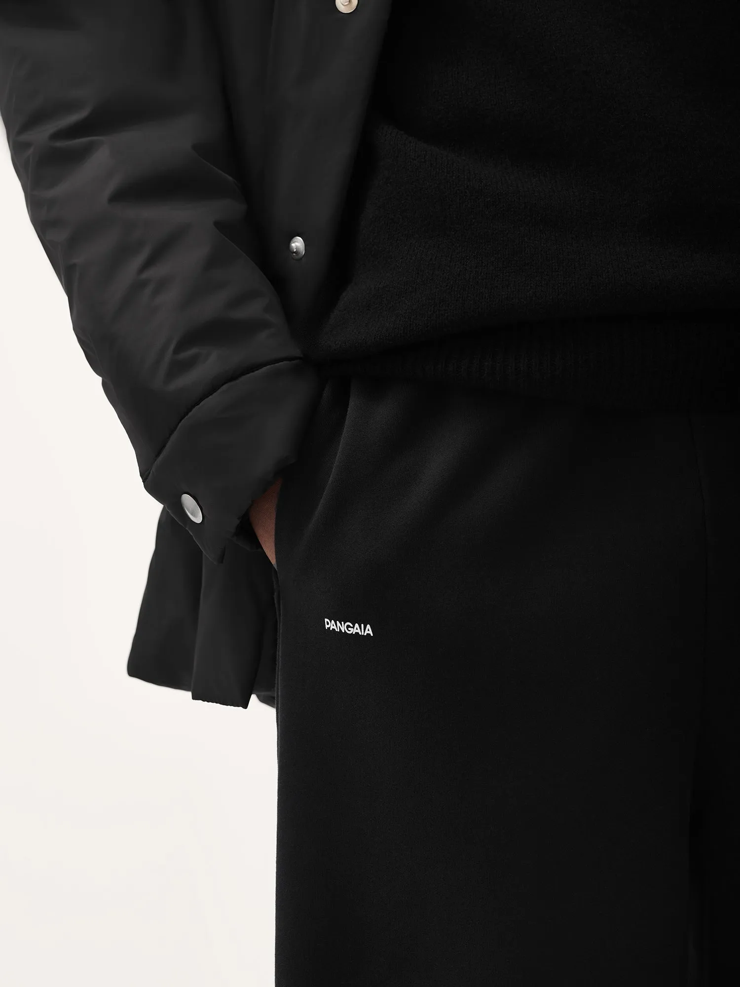 Mens 365 Midweight Straight Leg Track Pants—Twilight Black sold by Pangaia product image thumbnail 4