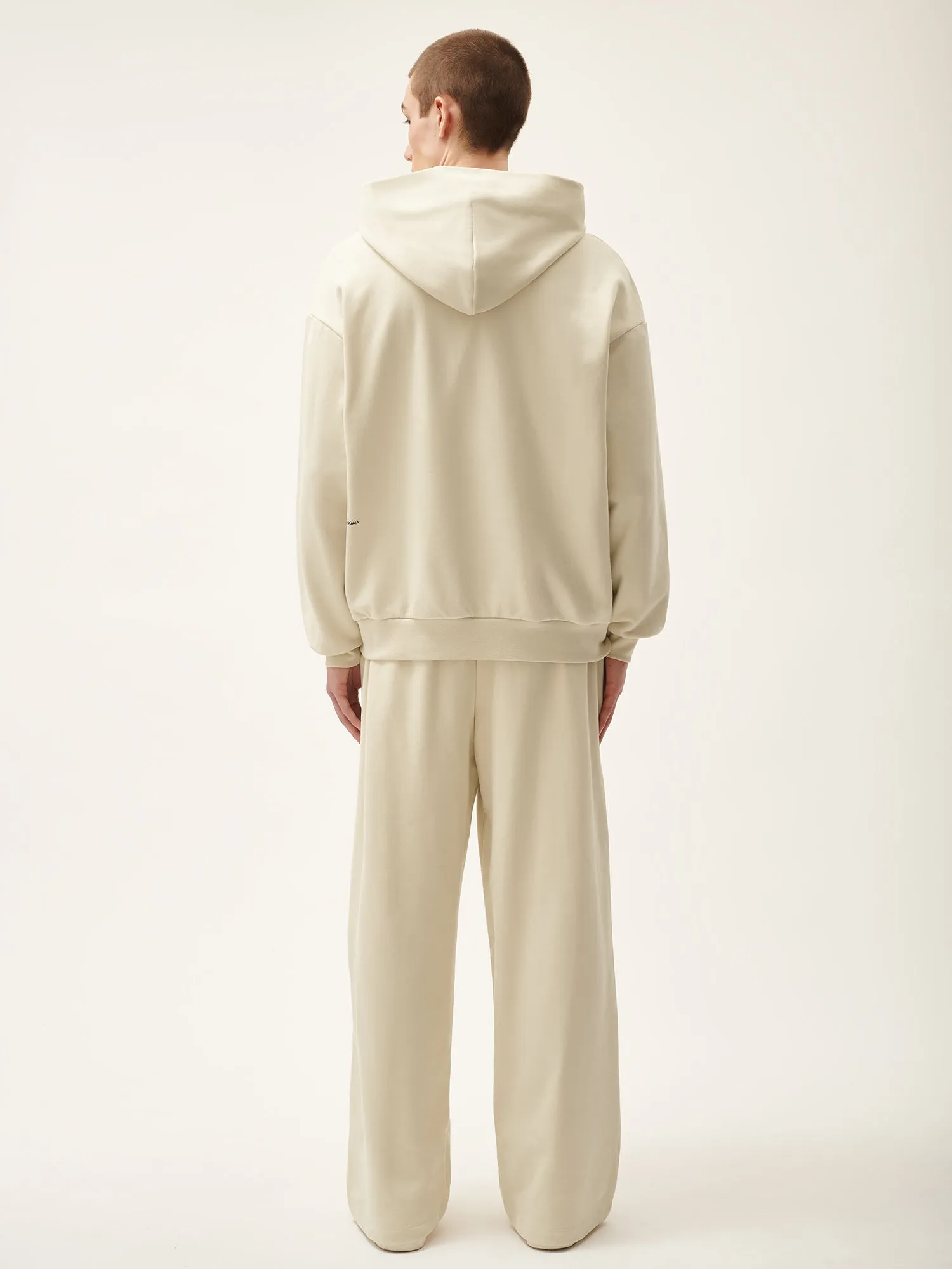 Mens 365 Midweight Straight Leg Track Pants—travertine beige sold by Pangaia product image thumbnail 3