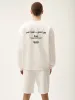 Mens 365 Midweight Definition Sweatshirt—off-white sold by Pangaia