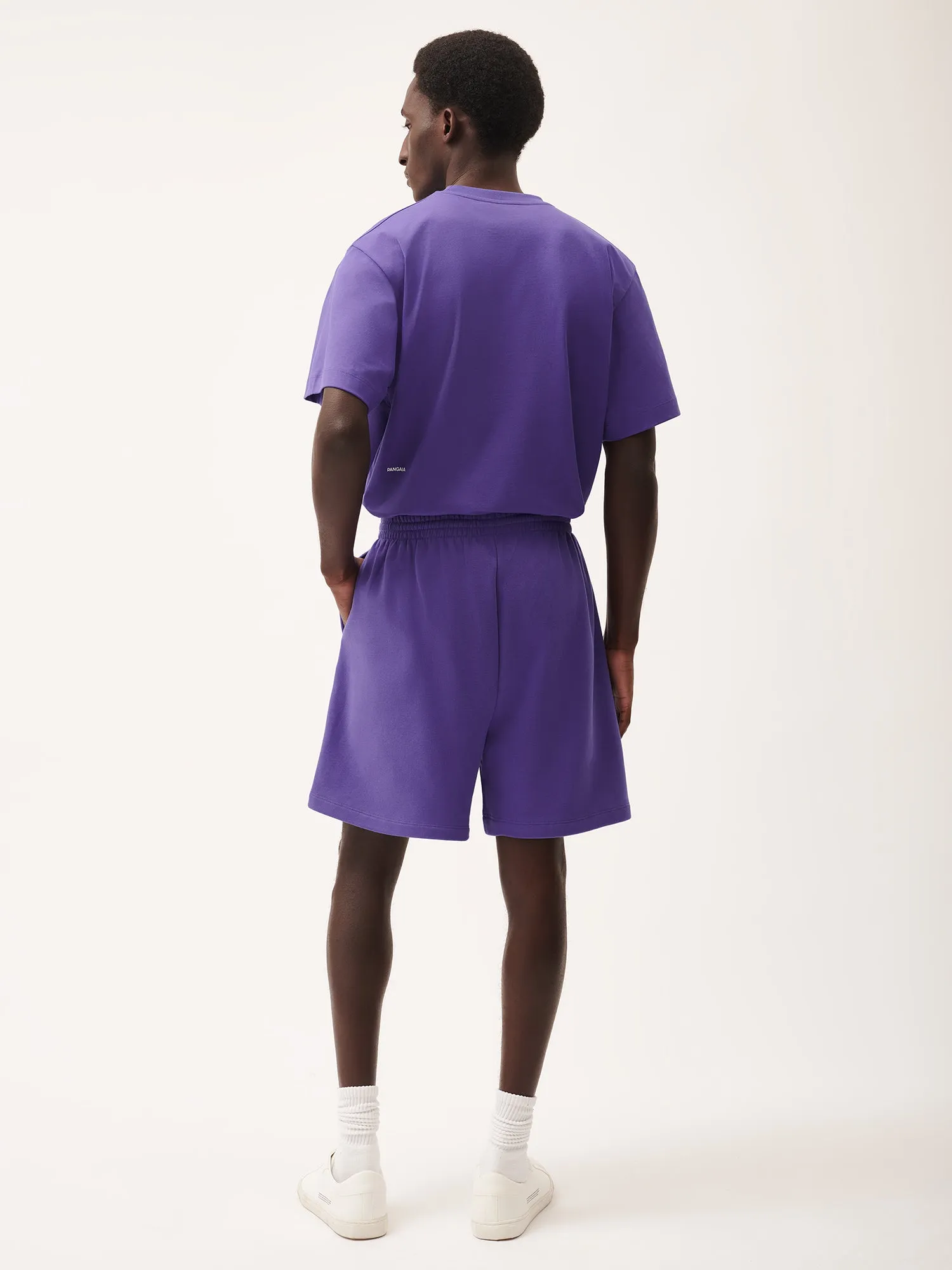 Mens 365 Midweight Mid Length Shorts—ultraviolet sold by Pangaia product image thumbnail 3