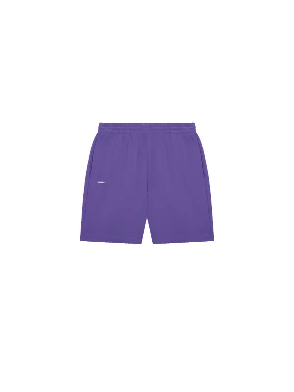 Mens 365 Midweight Mid Length Shorts—ultraviolet sold by Pangaia