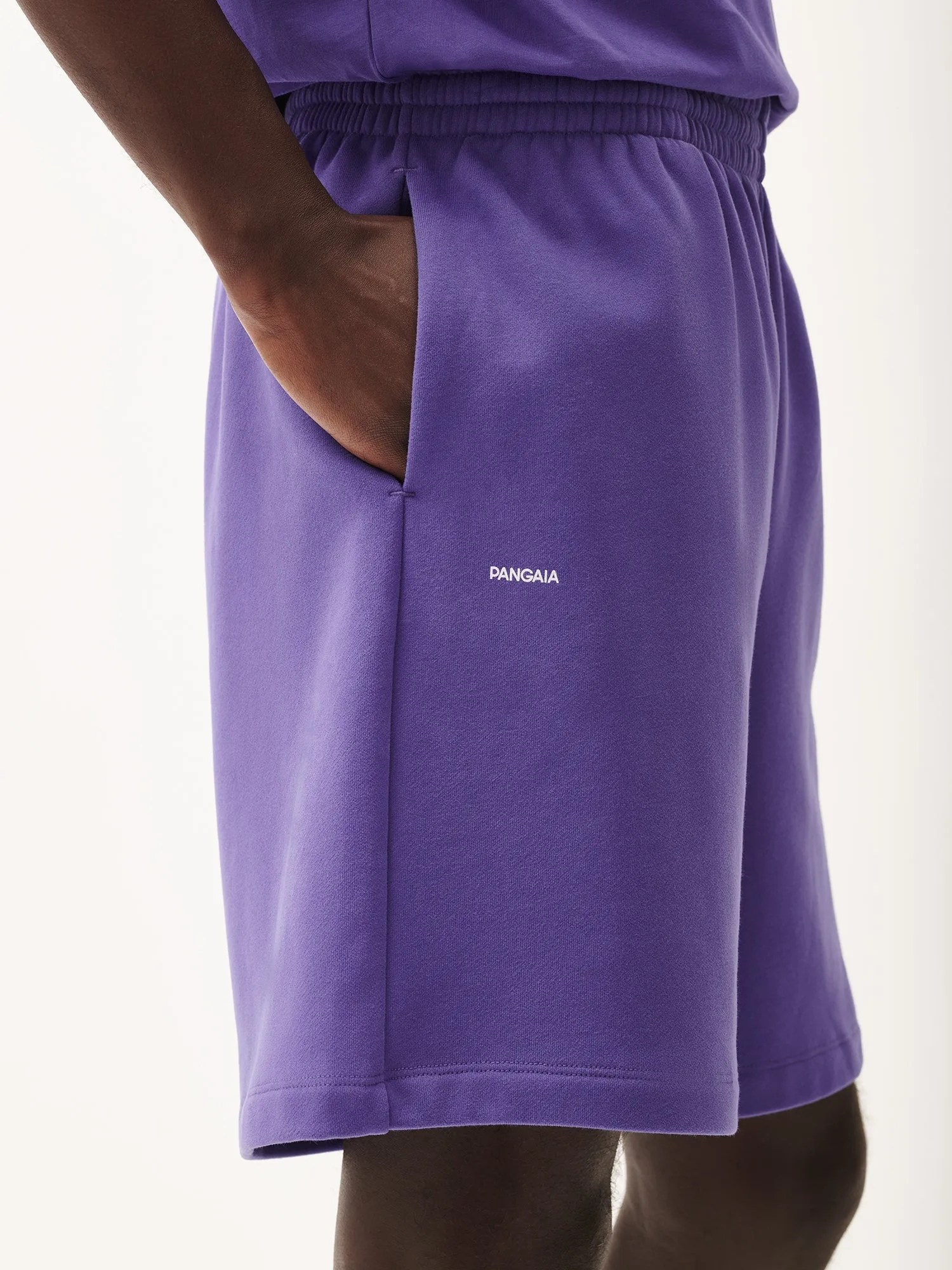 Mens 365 Midweight Mid Length Shorts—ultraviolet sold by Pangaia product image thumbnail 4