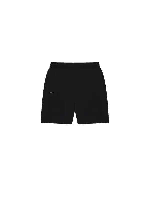 Mens 365 Midweight Mid length Shorts—twilight black sold by Pangaia