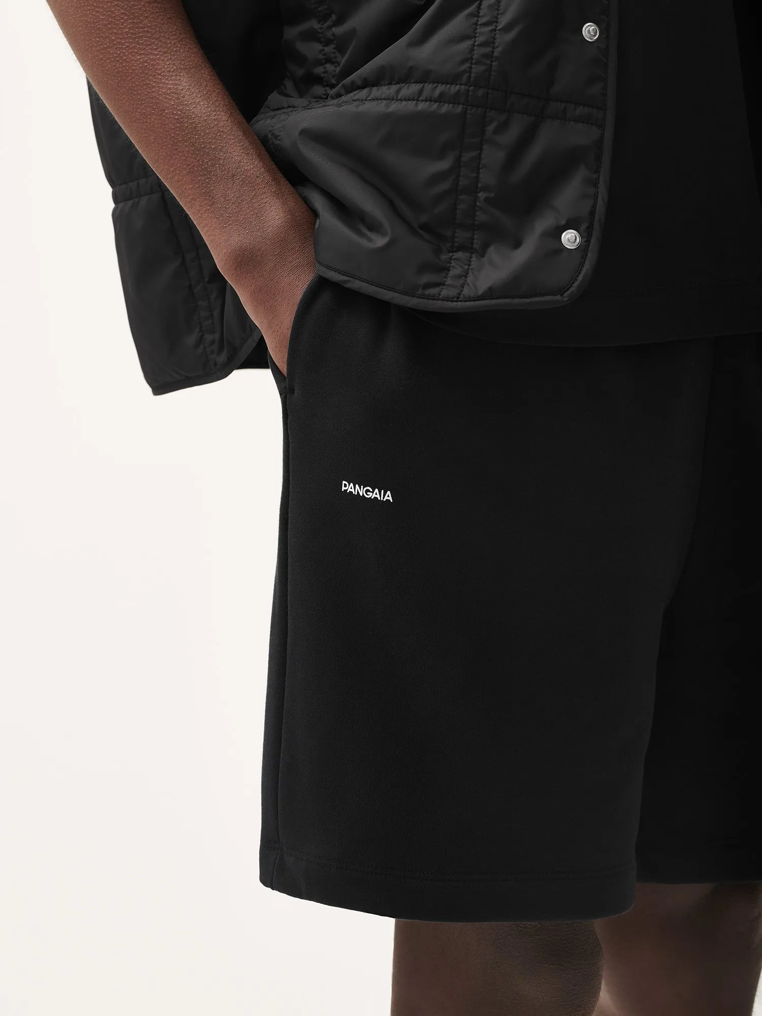Mens 365 Midweight Mid length Shorts—twilight black sold by Pangaia product image thumbnail 4