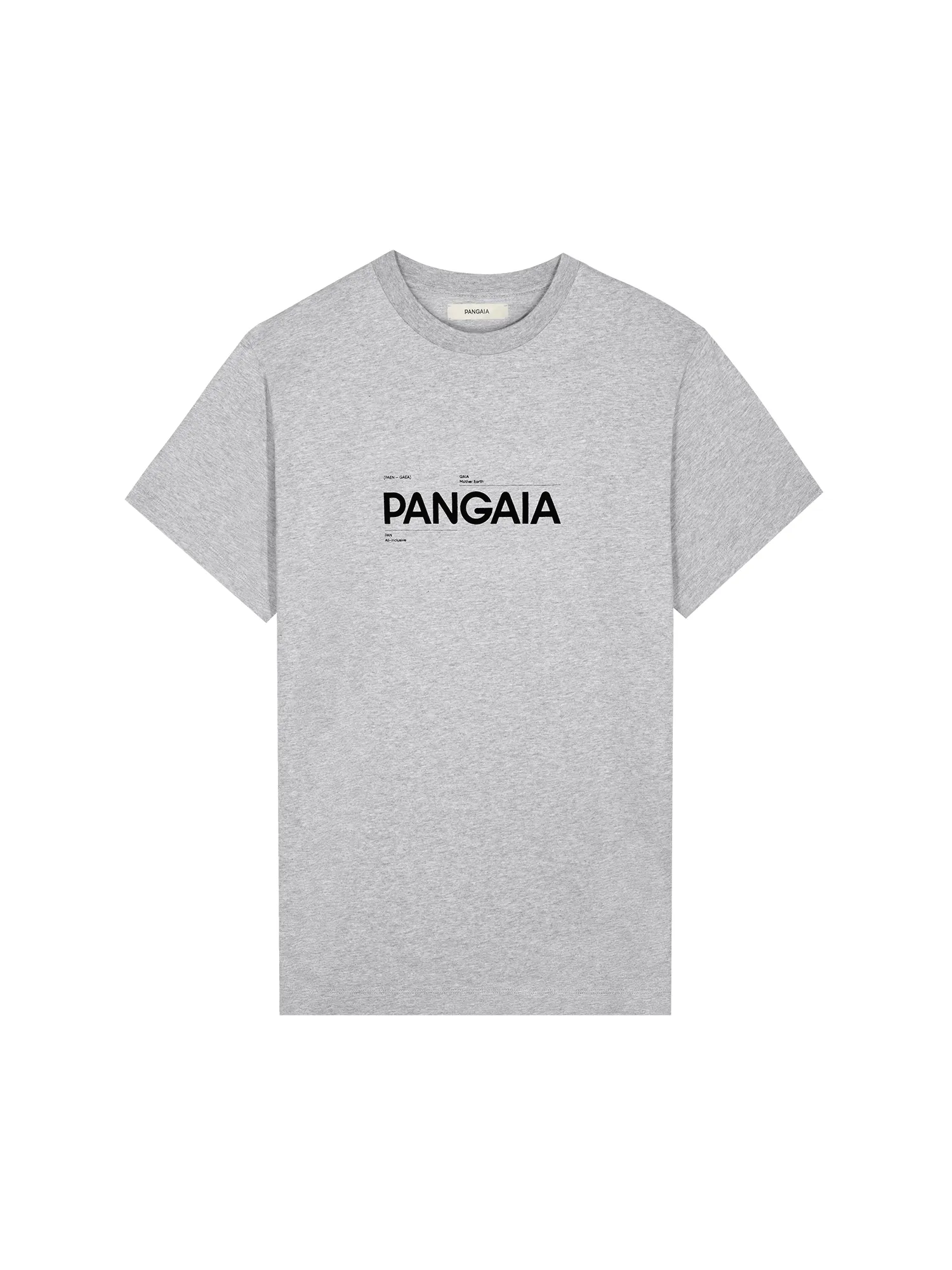 Mens 365 Midweight Definition T-shirt—grey marl sold by Pangaia