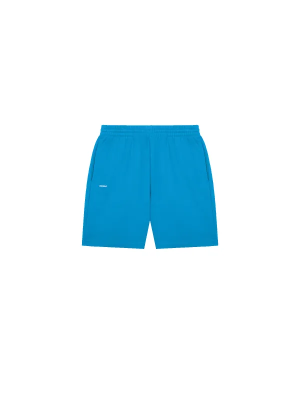 Mens 365 Midweight Mid Length shorts—geyser blue sold by Pangaia