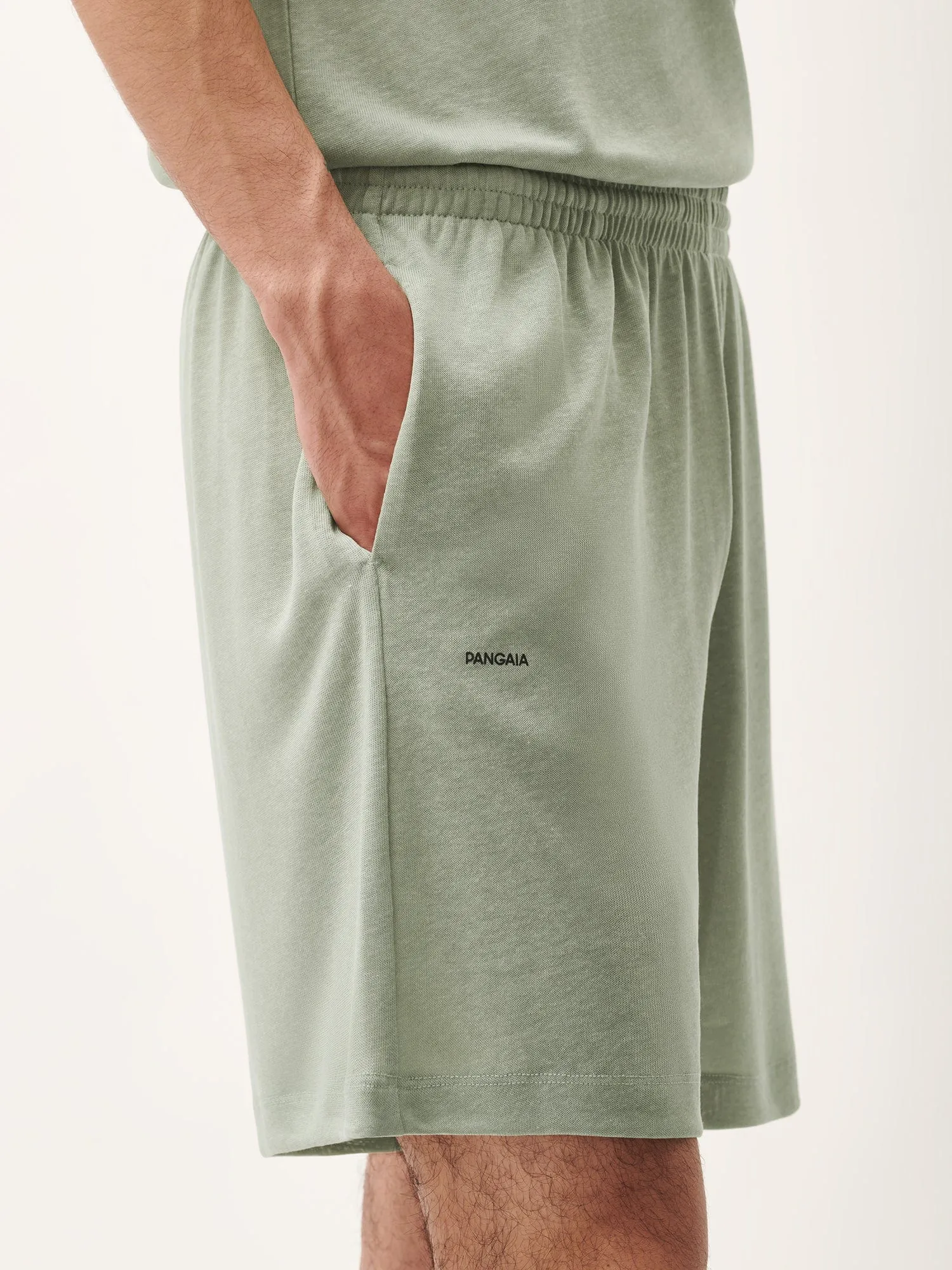 Mens DNA Frutfiber Shorts—moss green sold by Pangaia product image thumbnail 4