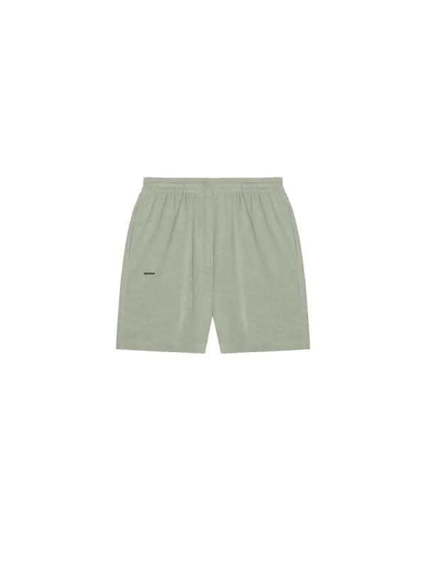 Mens DNA Frutfiber Shorts—moss green sold by Pangaia