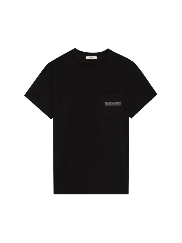 Mens 365 Lightweight Pocket T-Shirt—black sold by Pangaia
