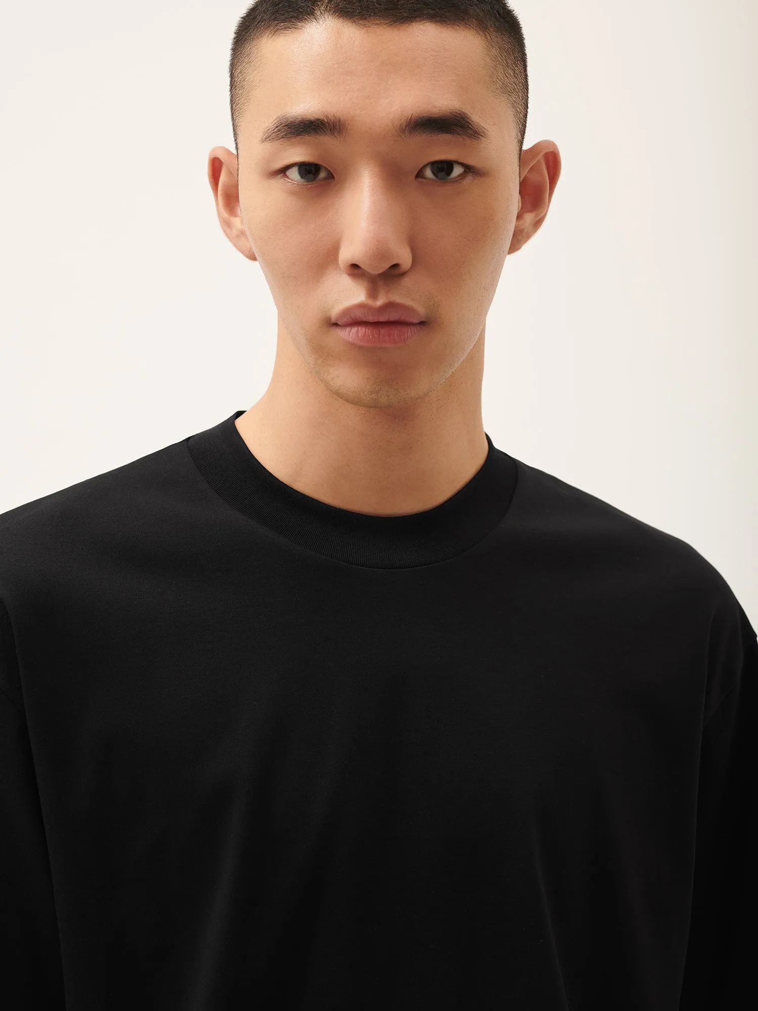 Mens DNA Oversized T-Shirt—black sold by Pangaia product image thumbnail 4