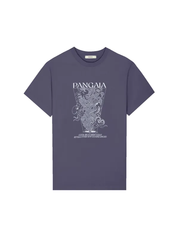 Mens New Octopus Hope T-Shirt—slate blue sold by Pangaia