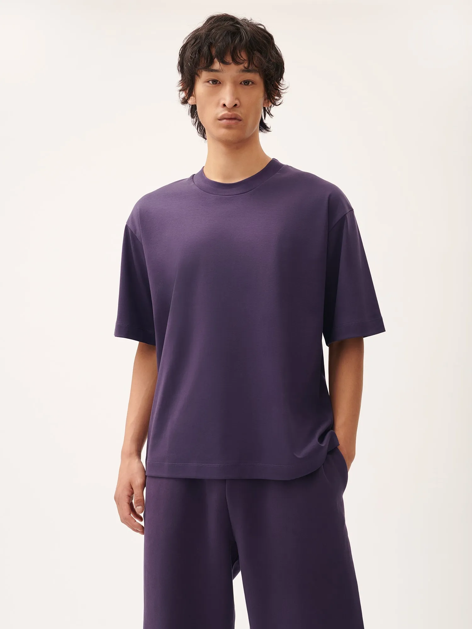 Sale Mens DNA Oversized T-Shirt—blackberry sold by Pangaia product image thumbnail 2