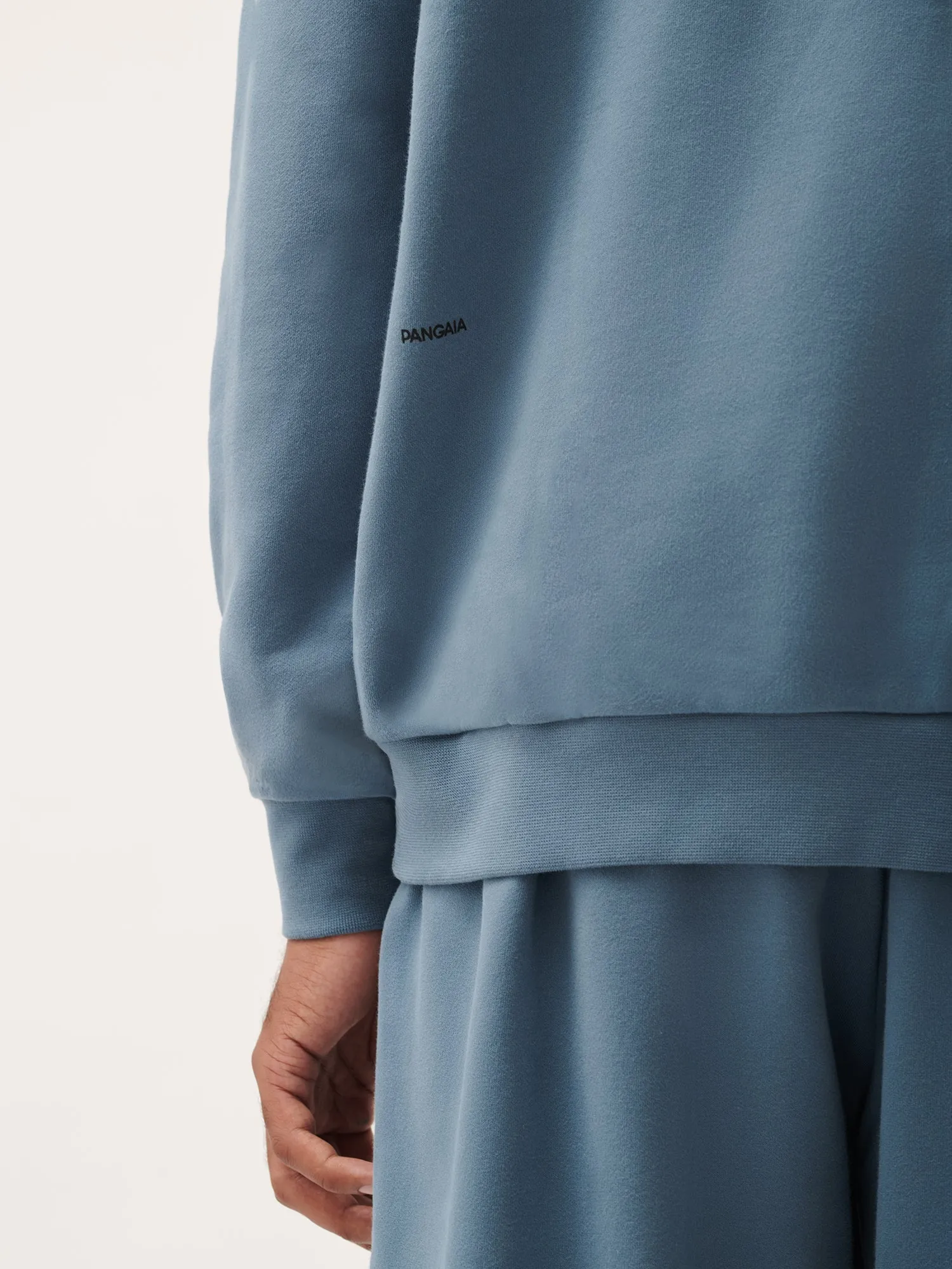 Sale Mens 365 Midweight Hoodie—indigo blue sold by Pangaia product image thumbnail 3