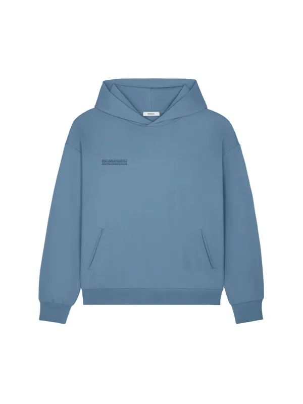 Sale Mens 365 Midweight Hoodie—indigo blue sold by Pangaia
