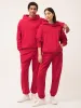 Mens 365 Midweight Track Pants—Goji berry red sold by Pangaia