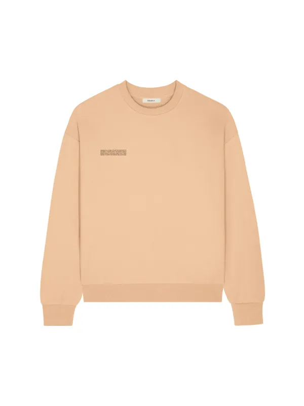 Mens 365 Midweight Sweatshirt—desert camel sold by Pangaia
