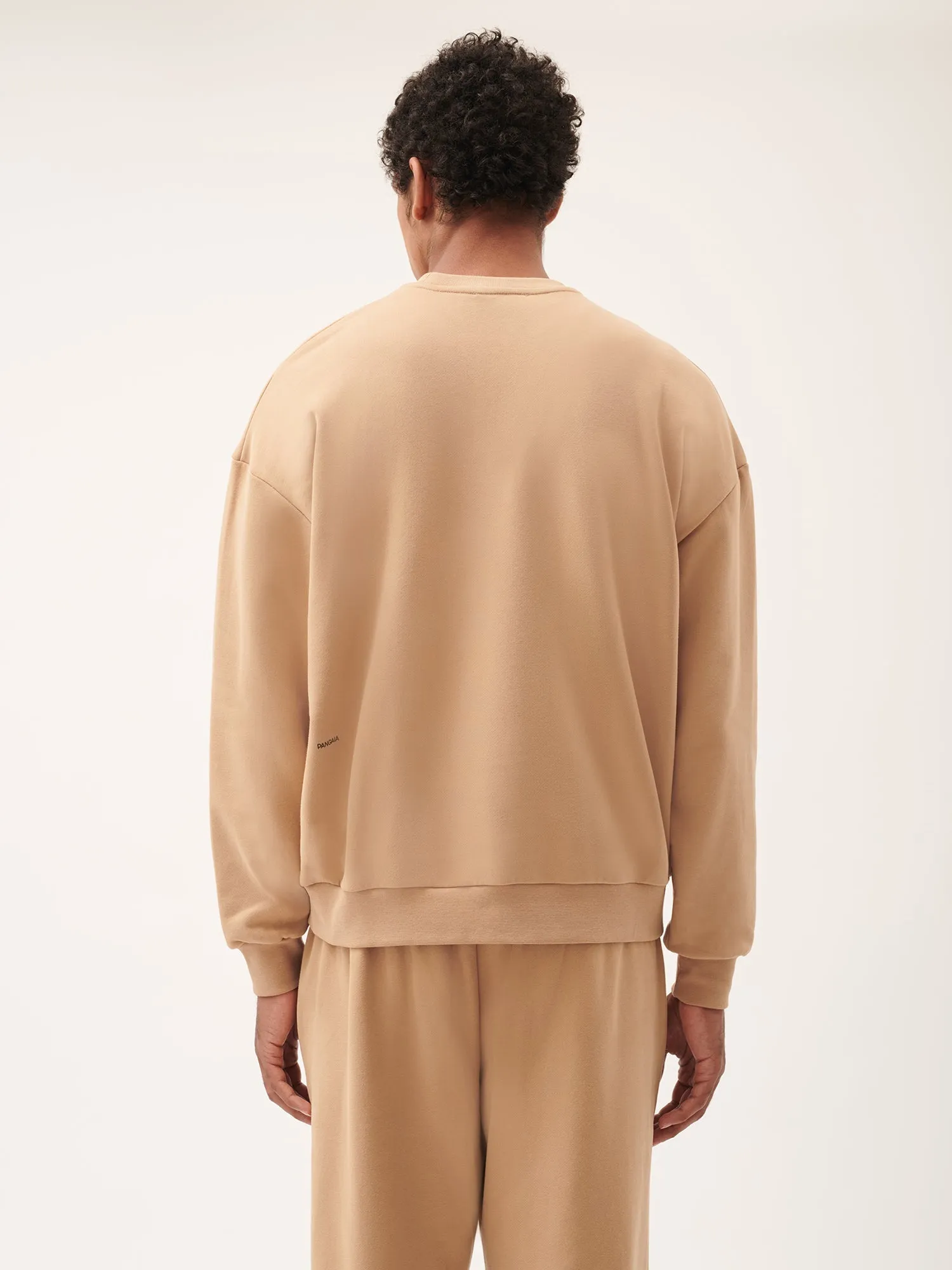 Mens 365 Midweight Sweatshirt—desert camel sold by Pangaia product image thumbnail 3