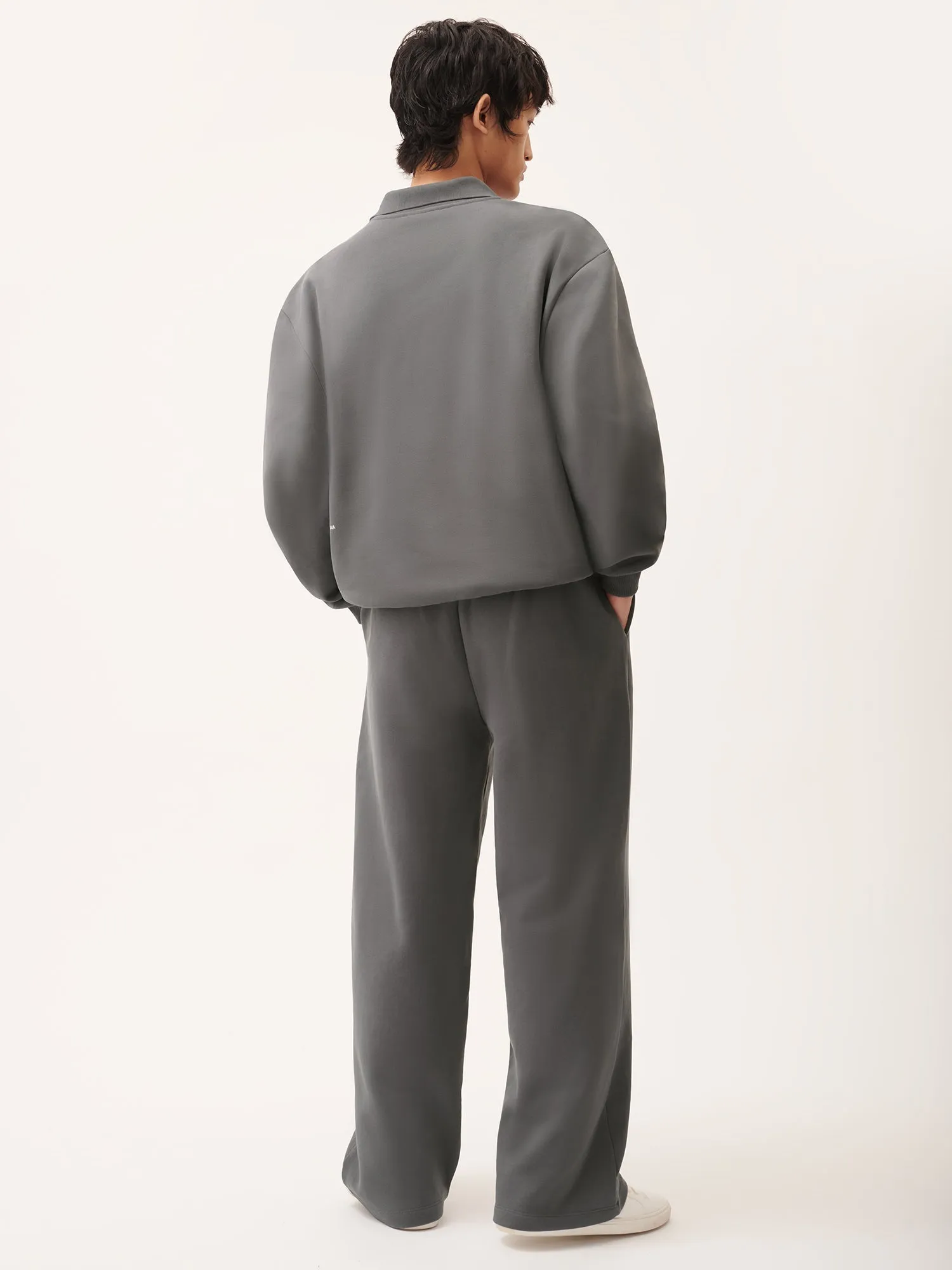 Mens DNA Straight Leg Track Pants—atmosphere grey sold by Pangaia product image thumbnail 3