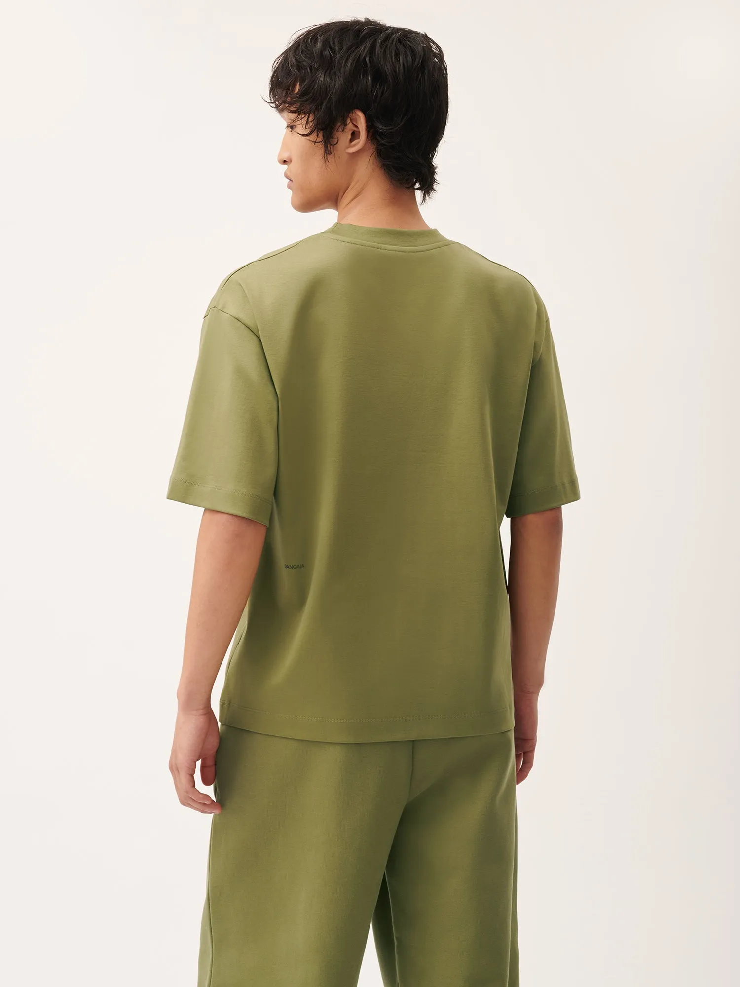 Mens DNA Oversized T-Shirt—highland green sold by Pangaia product image thumbnail 3