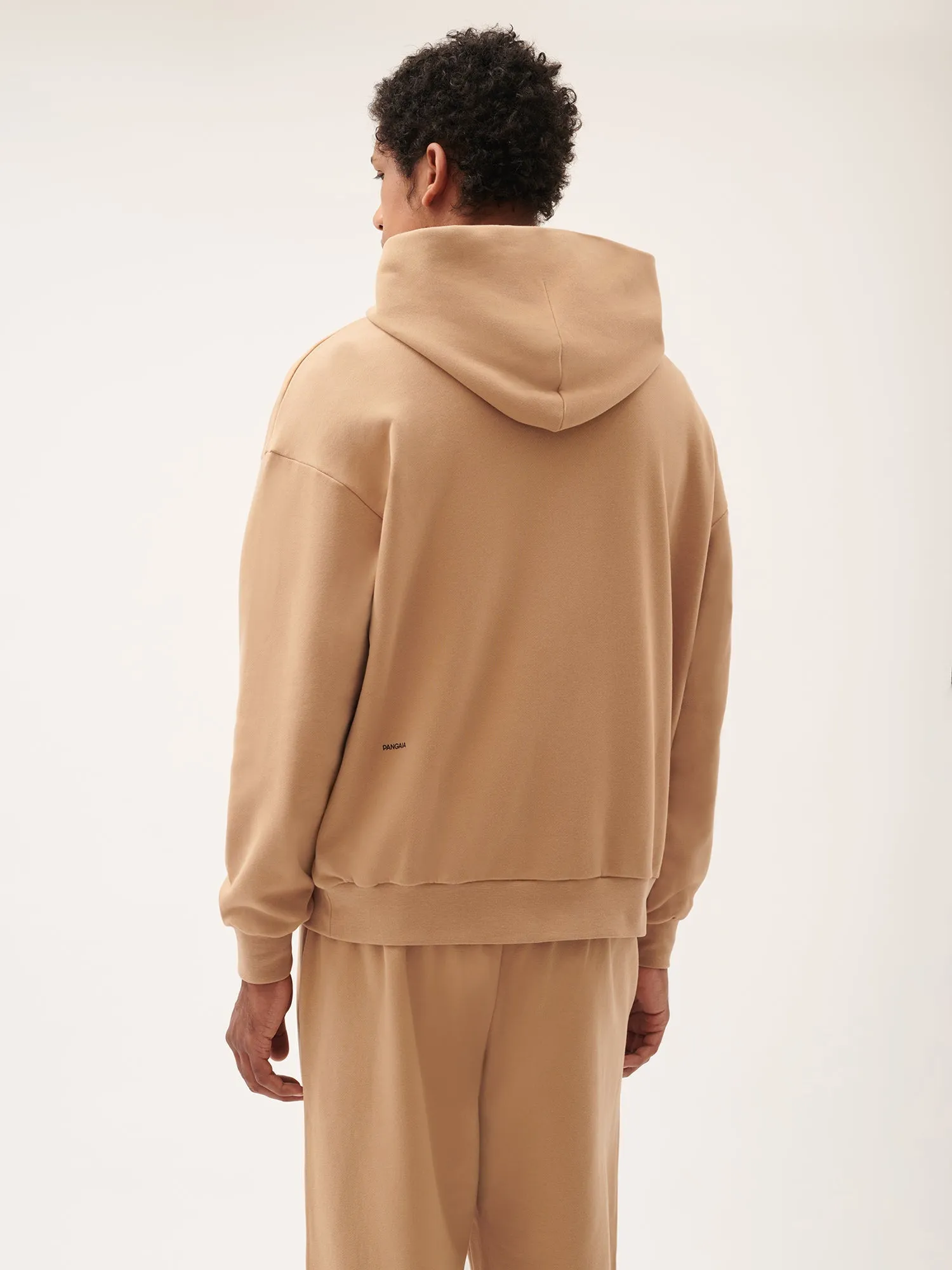 Mens 365 Midweight Hoodie—desert camel sold by Pangaia product image thumbnail 3