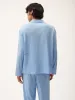 Mens 365 Lightweight Long Pyjama Set—lake blue sold by Pangaia
