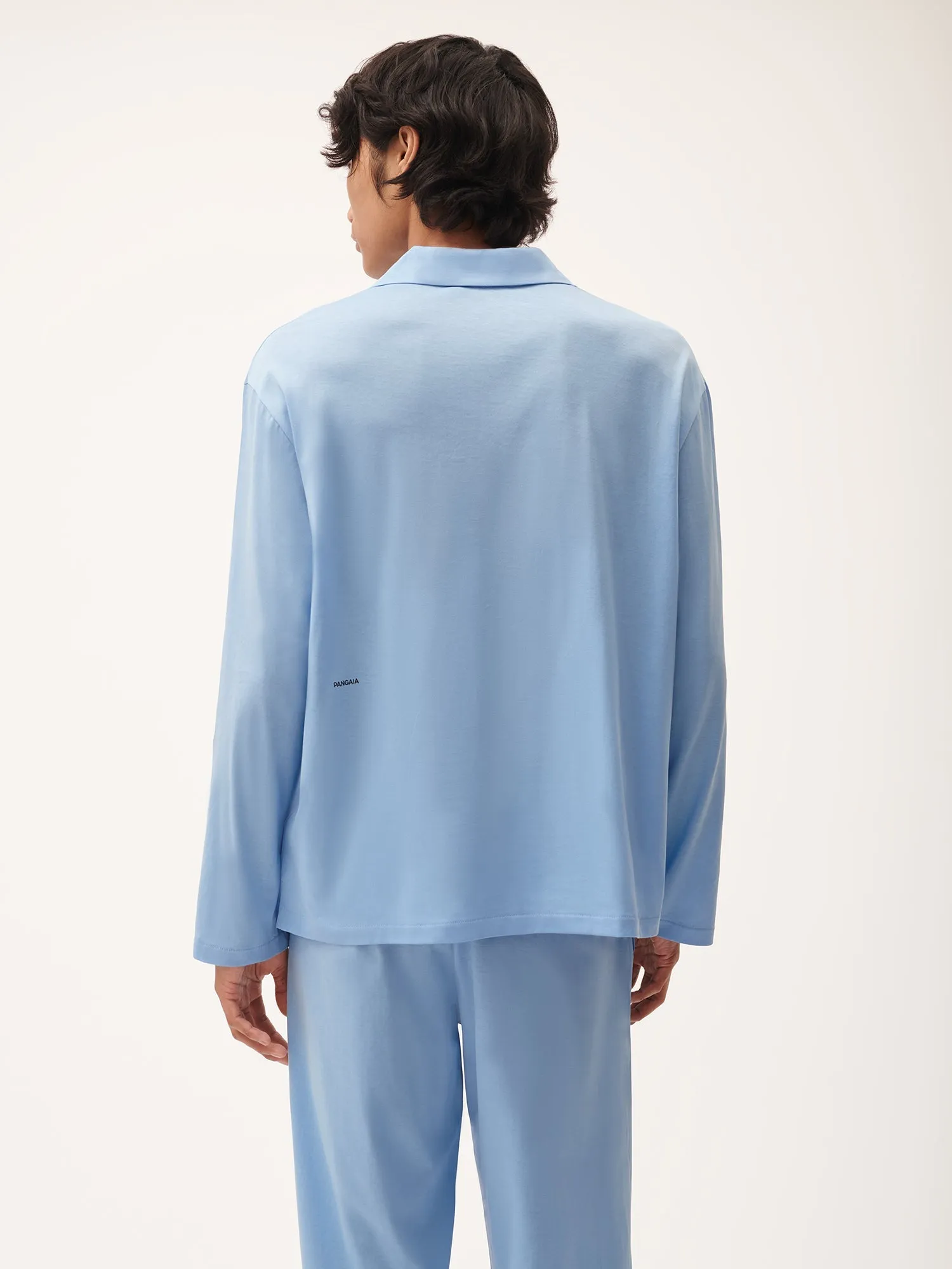 Mens 365 Lightweight Long Pyjama Set—lake blue sold by Pangaia product image thumbnail 4