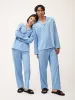 Mens 365 Lightweight Long Pyjama Set—lake blue sold by Pangaia