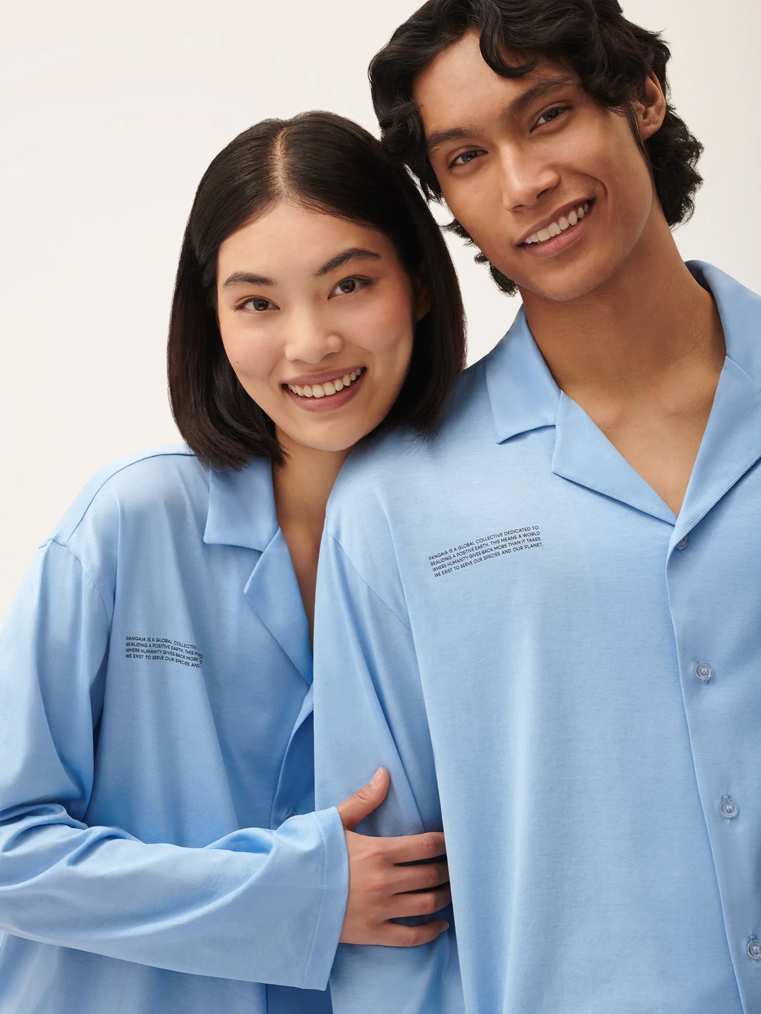 Mens 365 Lightweight Long Pyjama Set—lake blue sold by Pangaia product image thumbnail 3