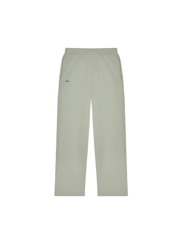 Mens 365 Midweight Straight Leg Track Pants—moss green sold by Pangaia