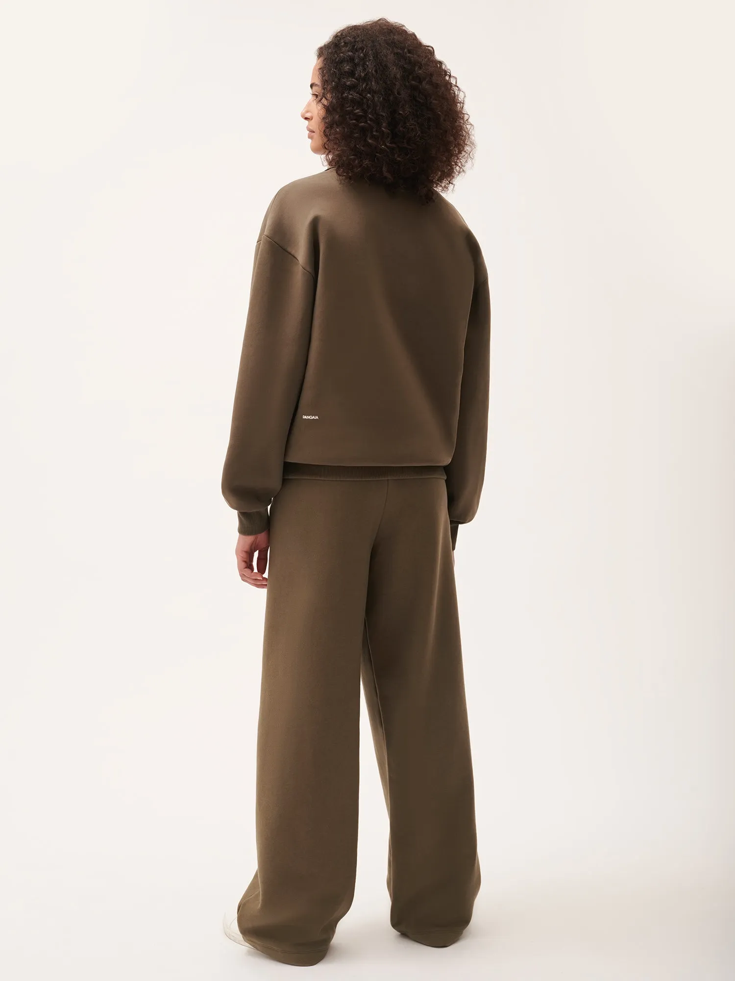 Womens DNA Straight Leg Track Pants—cacoa brown sold by Pangaia product image thumbnail 3